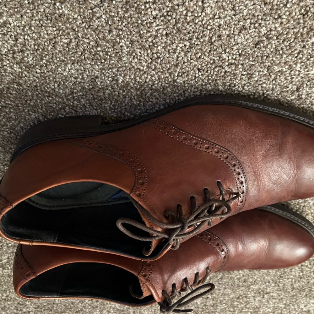 Cole Haan Brown Leather Oxfords size 10.5 - Picture 5 of 8